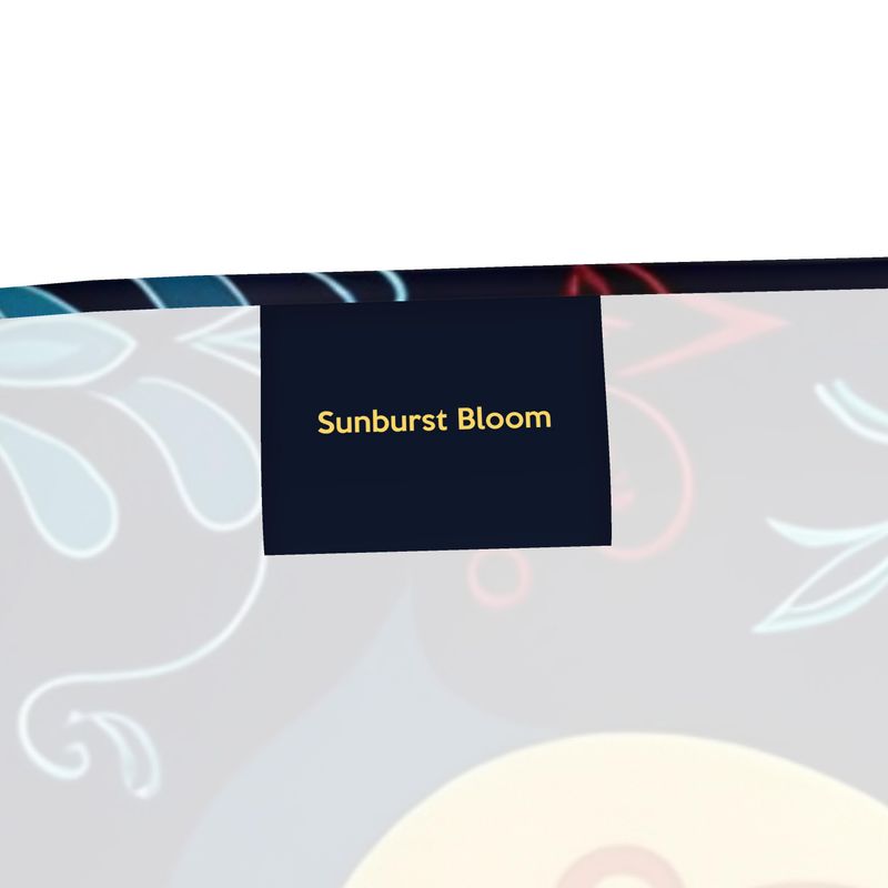 🌸 Sacred Harmony: The Origin · Sunburst Bloom Silk Bandana