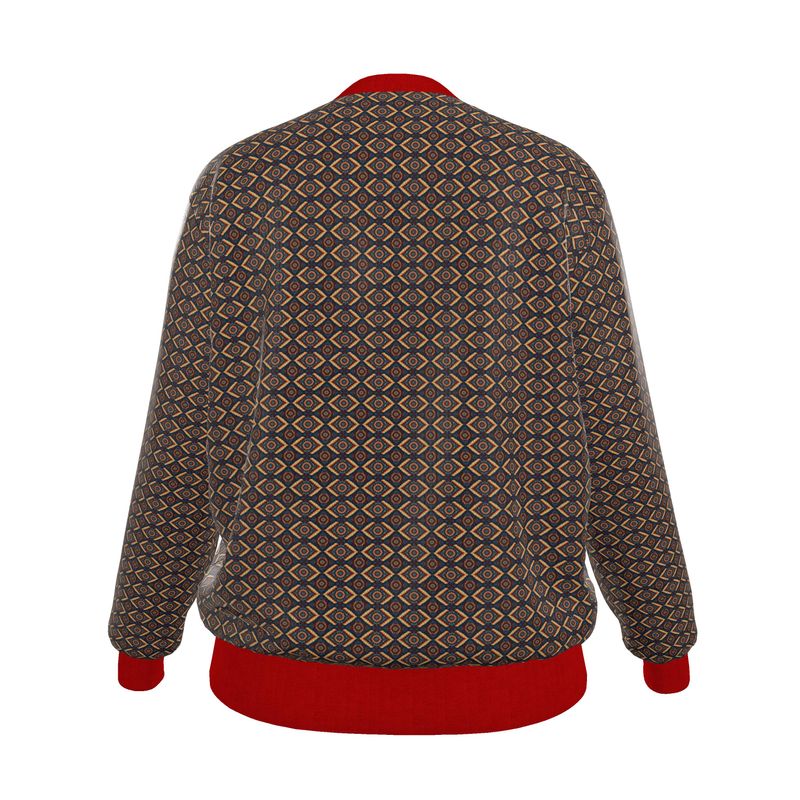 (Copy) 🌸 Sacred Harmony: Women’s Reversible Silk Bomber Jacket: