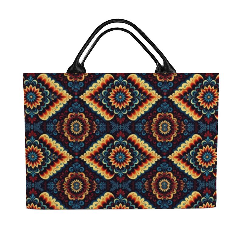 🔆 Sacred Harmony Sunburst Bloom Carryall Tote MexLovicki LE999