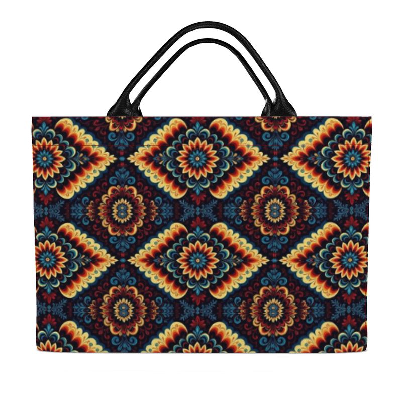 🔆 Sacred Harmony Sunburst Bloom Carryall Tote MexLovicki LE999