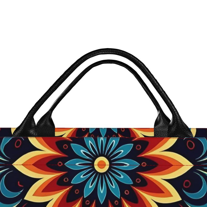 🌸 Sacred Harmony: The Origin in Motion · Bloom Cascade Tote