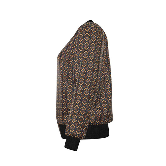 The Cosmos — Women’s Reversible Silk Bomber Jacket Sacred Harmony Collection | Double Spirit